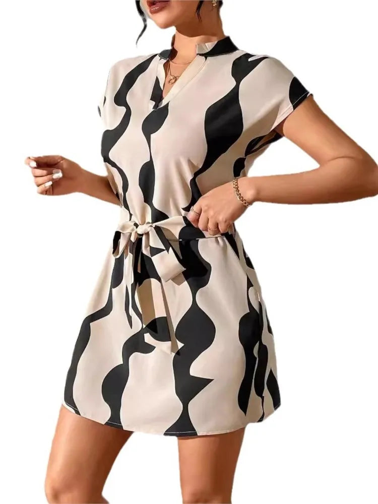 Camille Wave Mini Dress