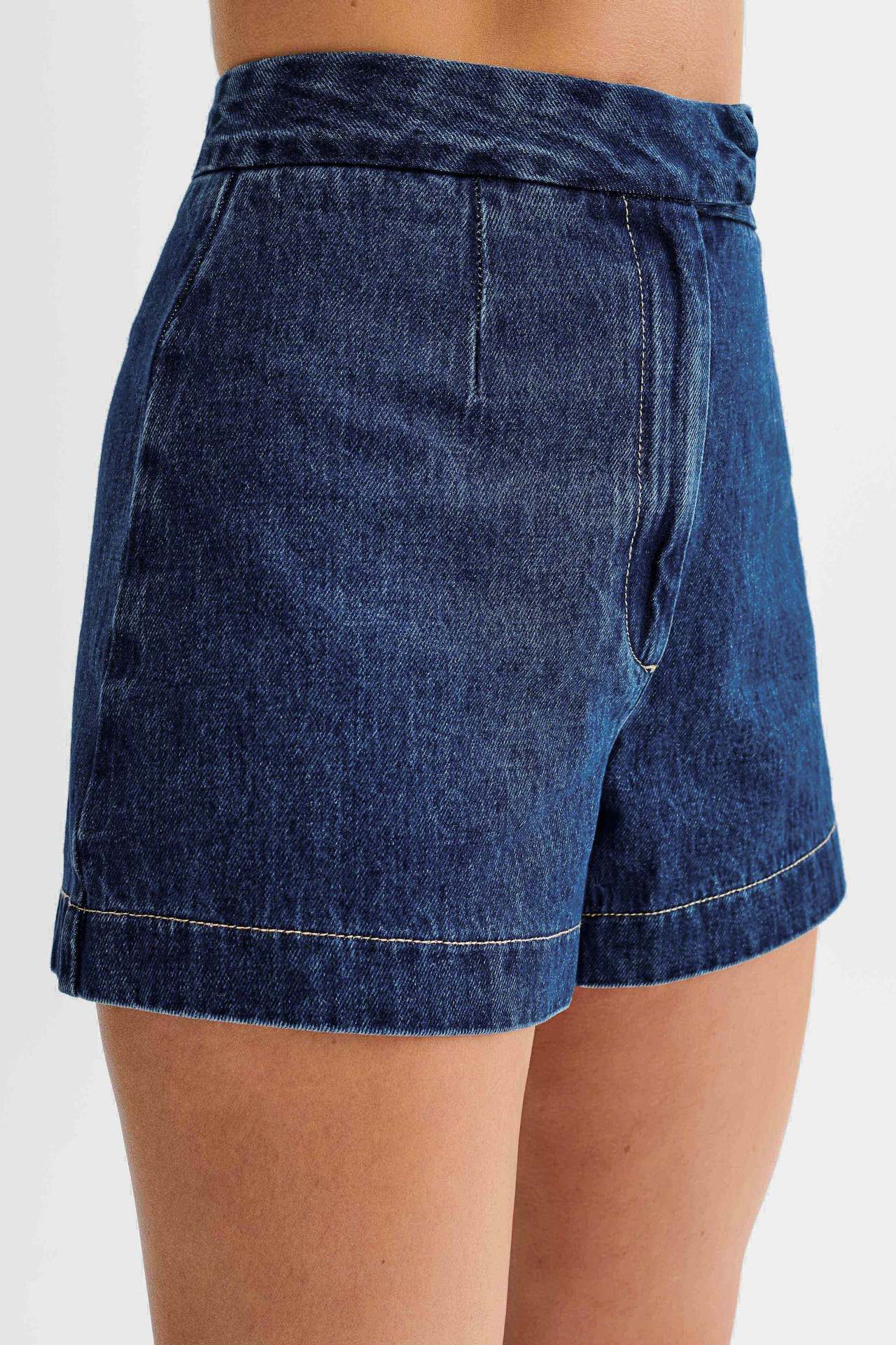 Elowen Denim Shorts Set