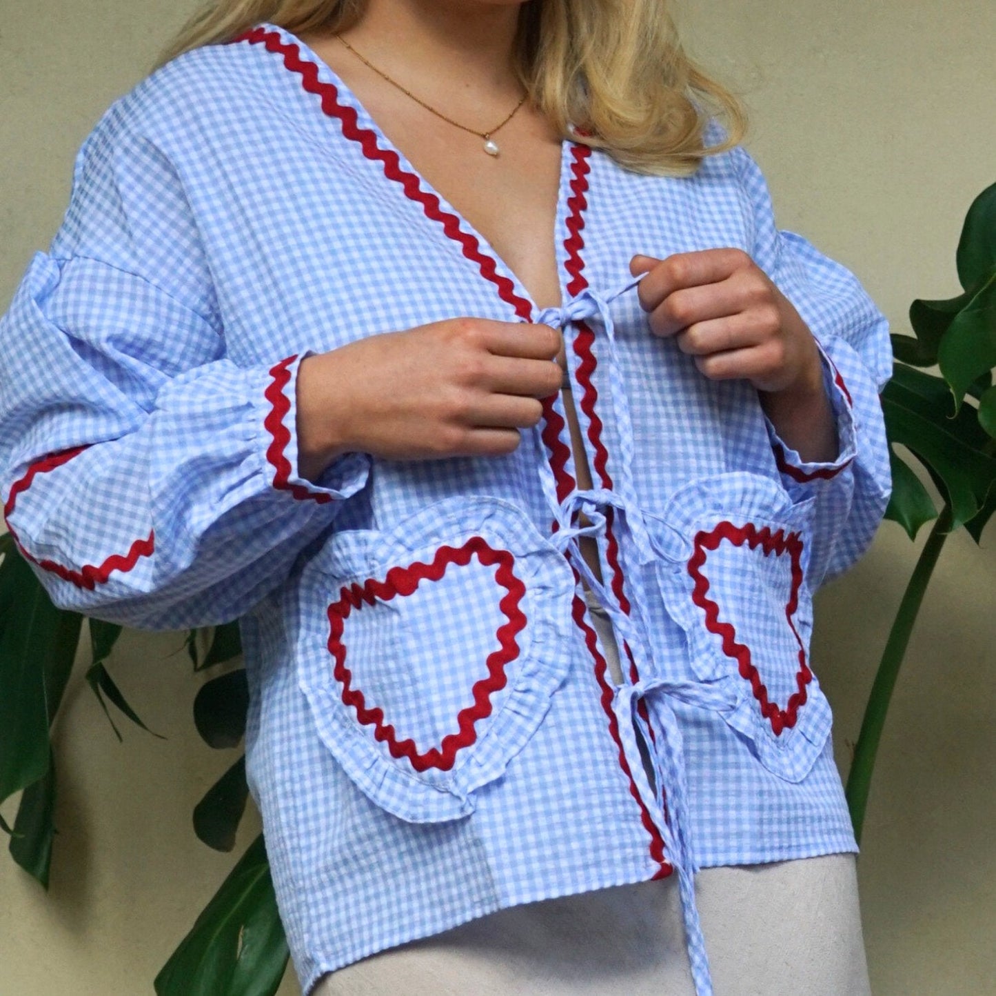 Faith Heart Blouse Top