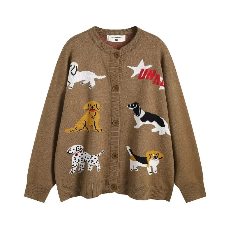 Giovanni Embroidered Dog Cardigan