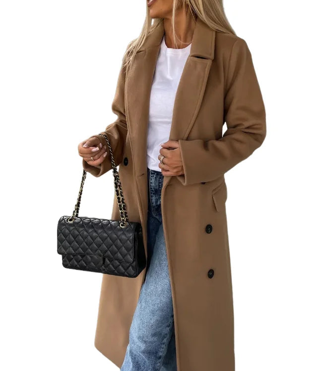 Golda Timeless Double-Breasted Wool Coat