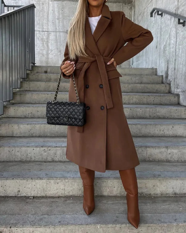 Golda Timeless Double-Breasted Wool Coat