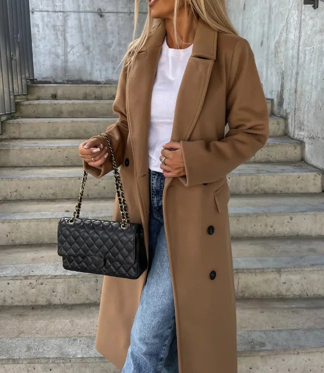 Golda Timeless Double-Breasted Wool Coat