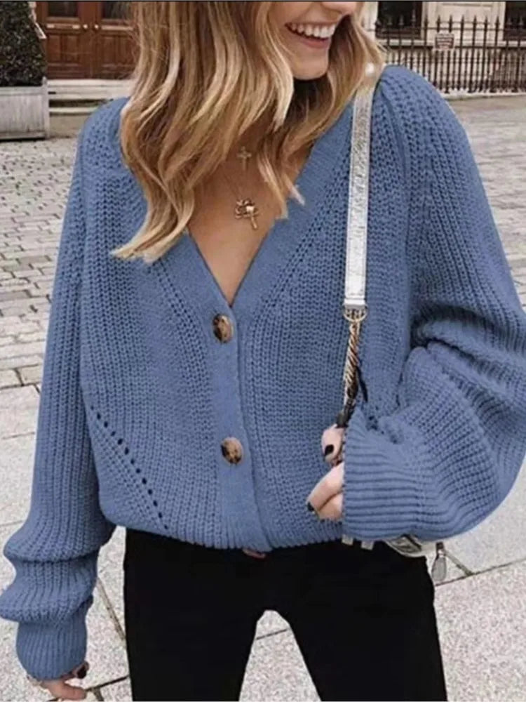 Greenly Chunky Knit Cardigan