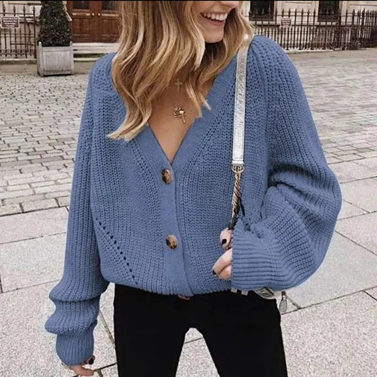 Greenly Chunky Knit Cardigan