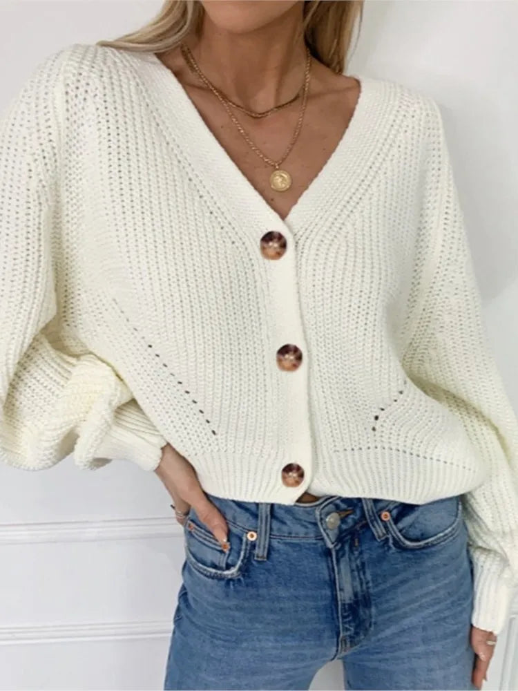 Greenly Chunky Knit Cardigan