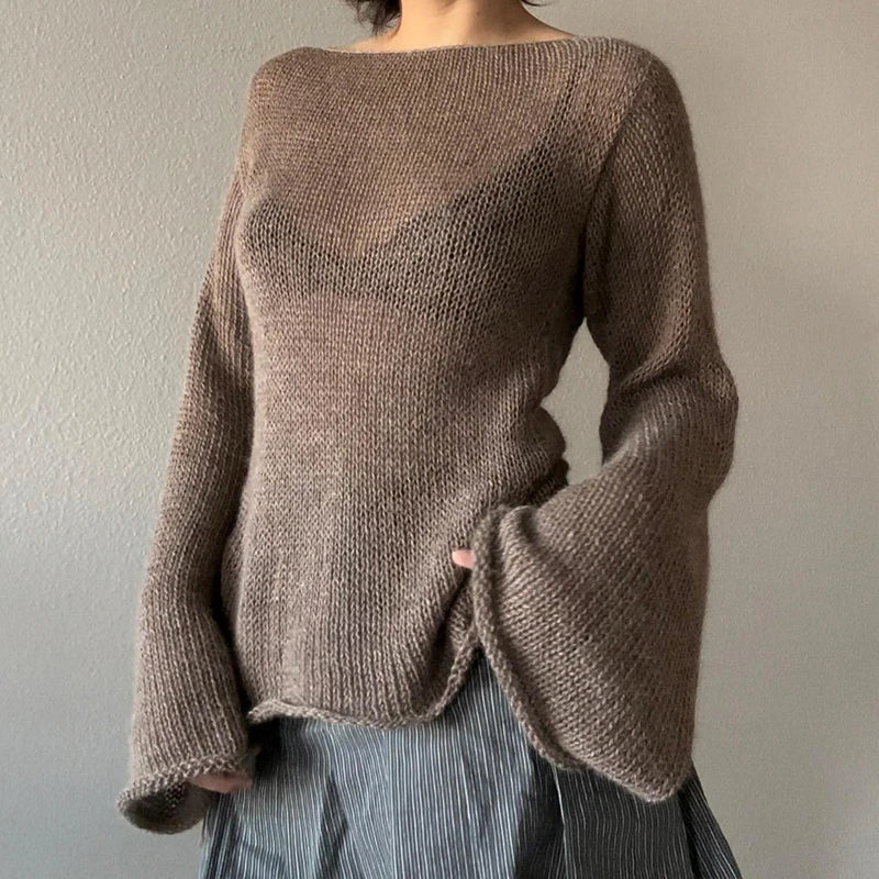 Gustavo Backless Knit Sweater