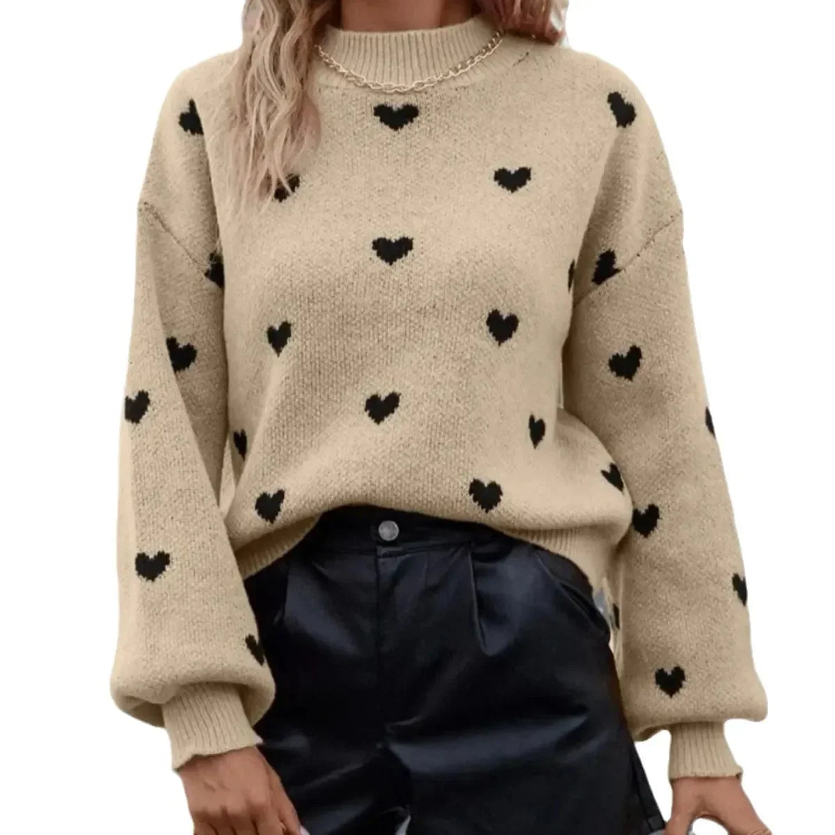 Gwenyth Heart Knit Sweater