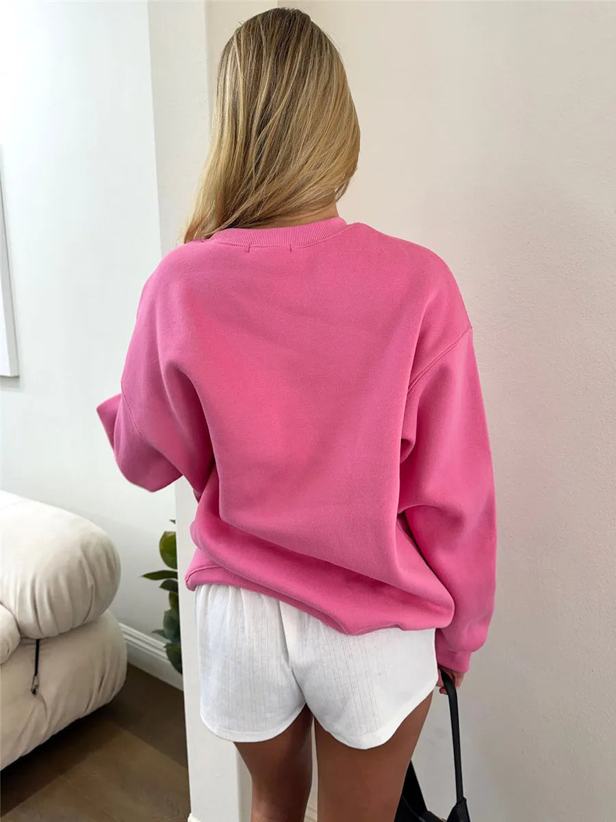 Gwyndolyn Pink Bow Sweatshirt