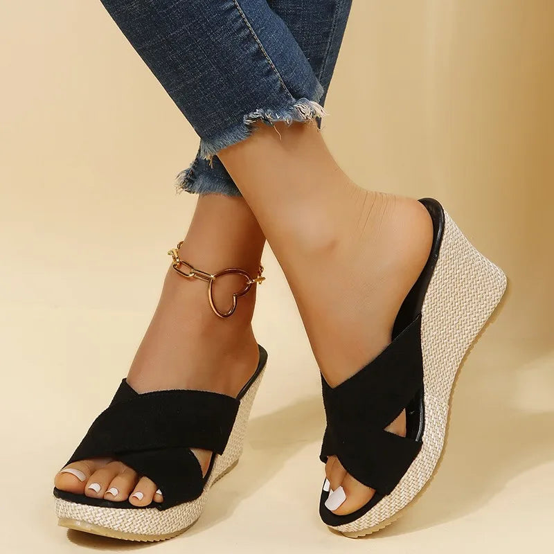 Jevie Wedge Sandal