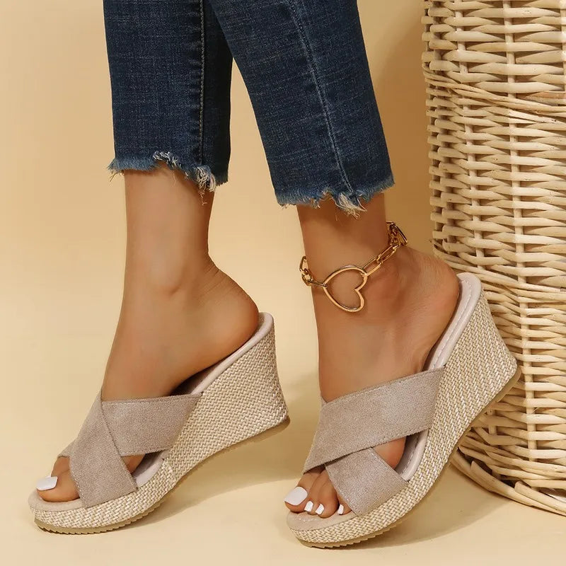 Jevie Wedge Sandal