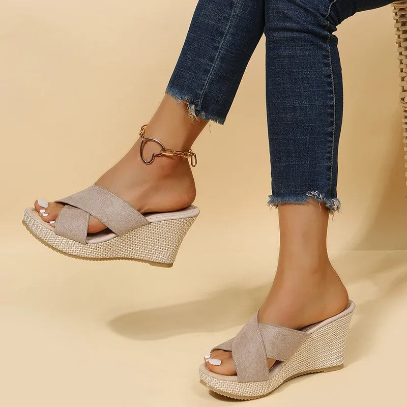 Jevie Wedge Sandal