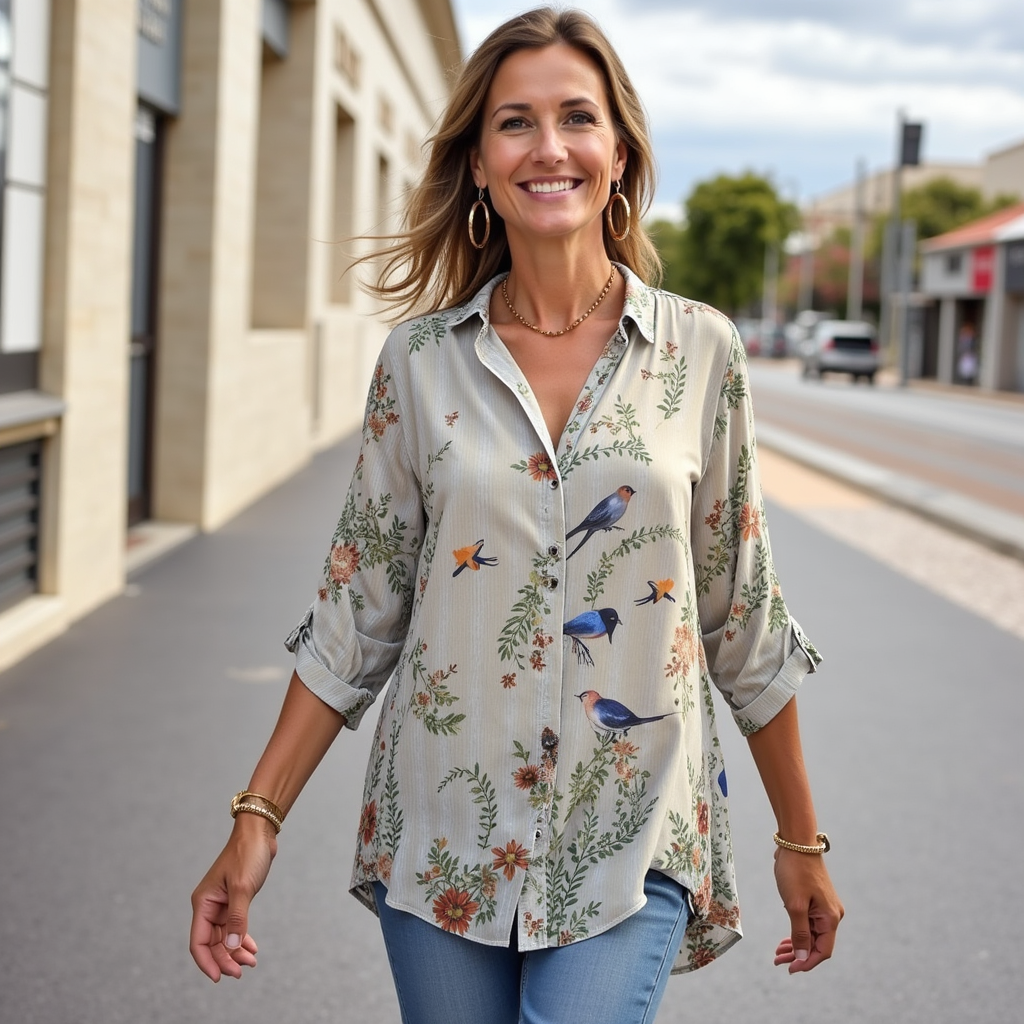 Joanna Floral Print Blouse