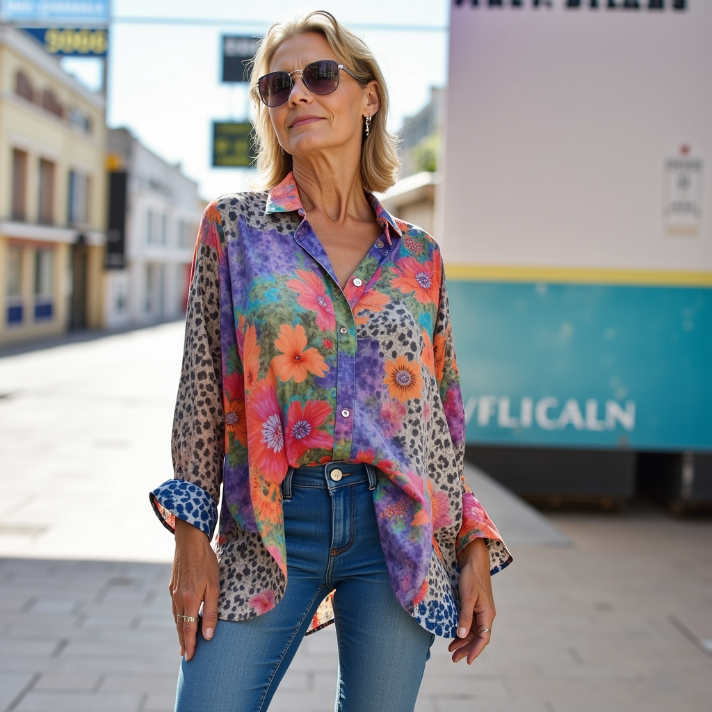 Joanna Floral Print Blouse