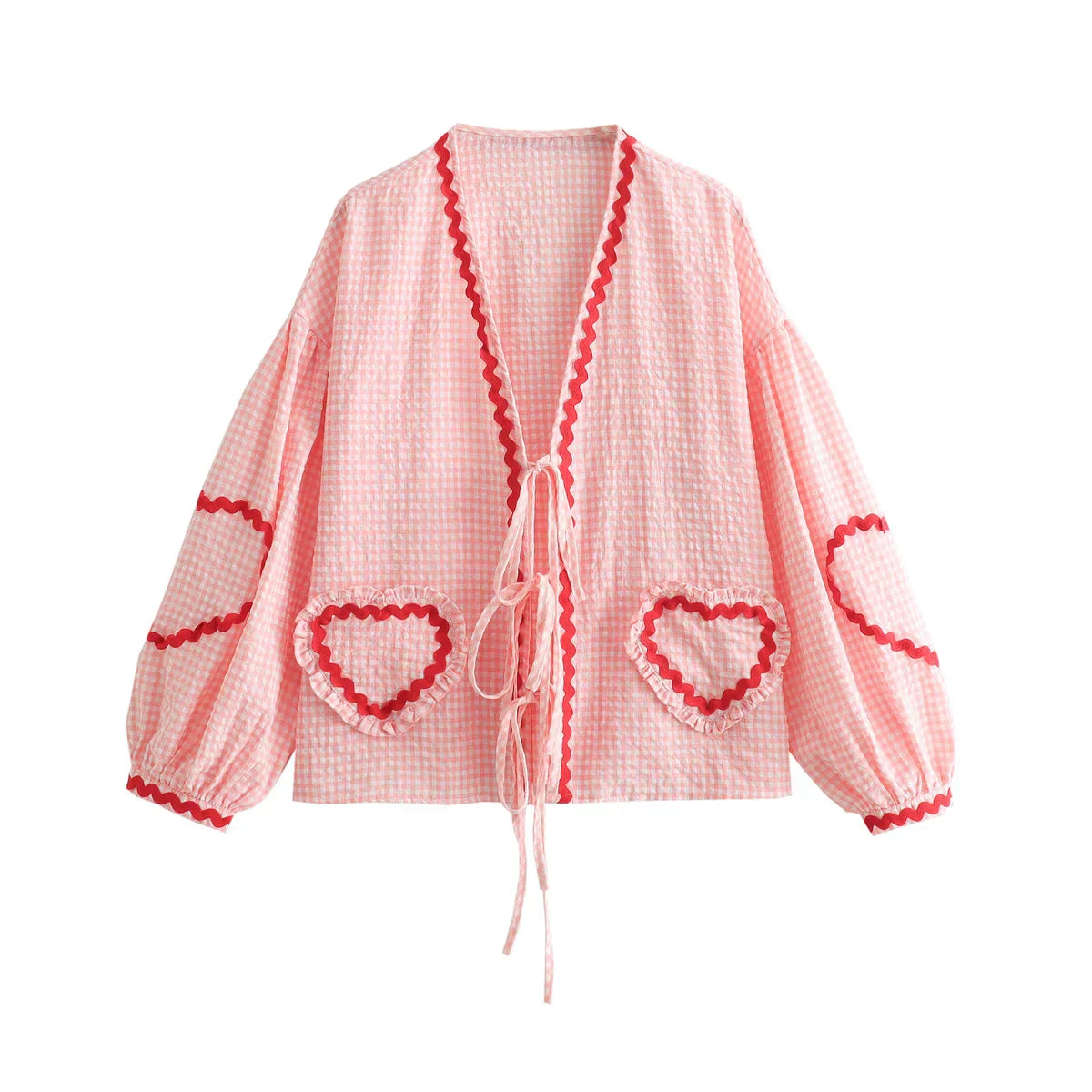 Livia Gingham Cardigan