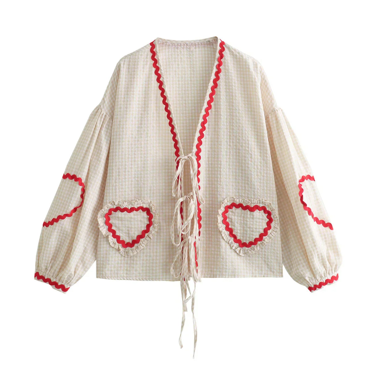 Livia Gingham Cardigan