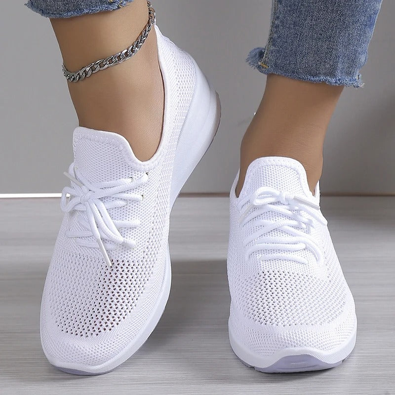 Mutiara Breathable Knit Casual Sneakers