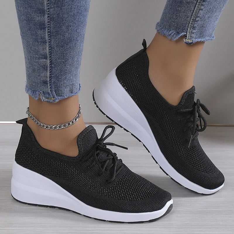 Mutiara Breathable Knit Casual Sneakers