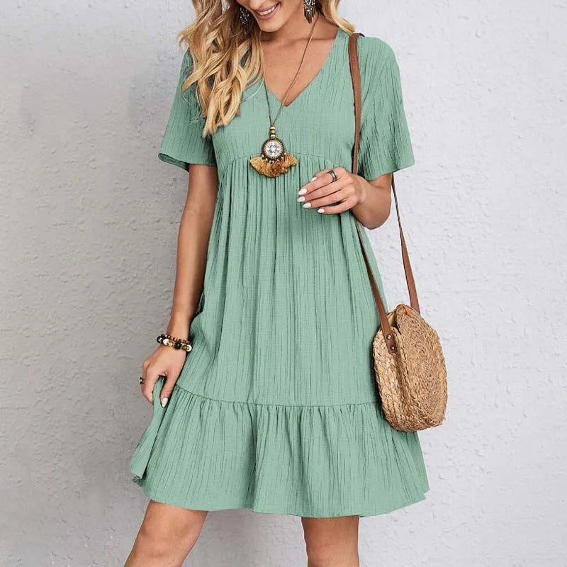 Natalie Boho Mini Dress