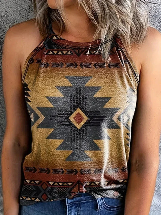 Nelida Tribal Tank Top