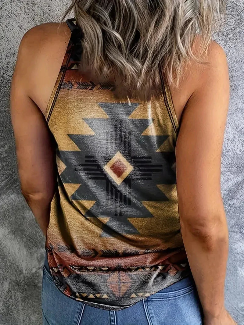 Nelida Tribal Tank Top