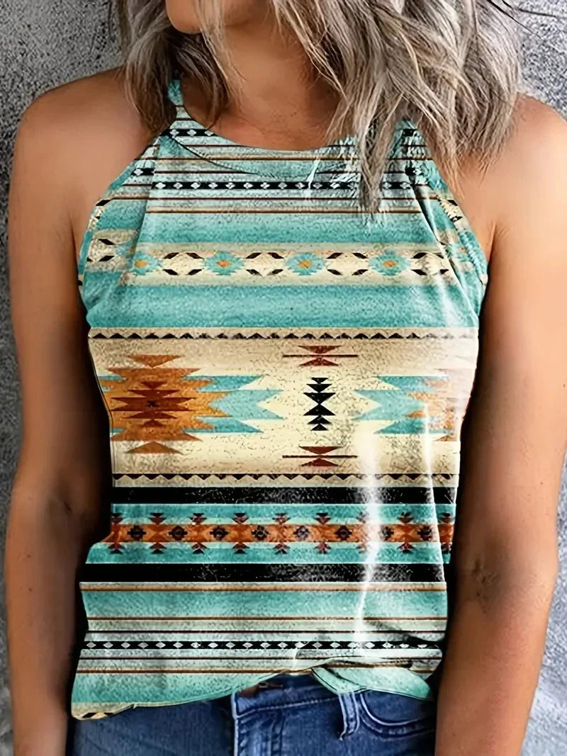 Nelida Tribal Tank Top