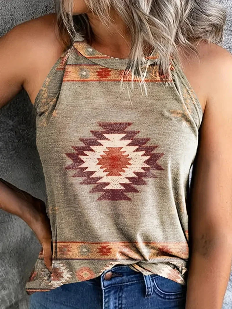 Nelida Tribal Tank Top