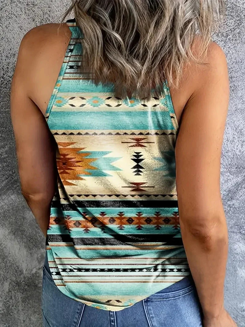 Nelida Tribal Tank Top