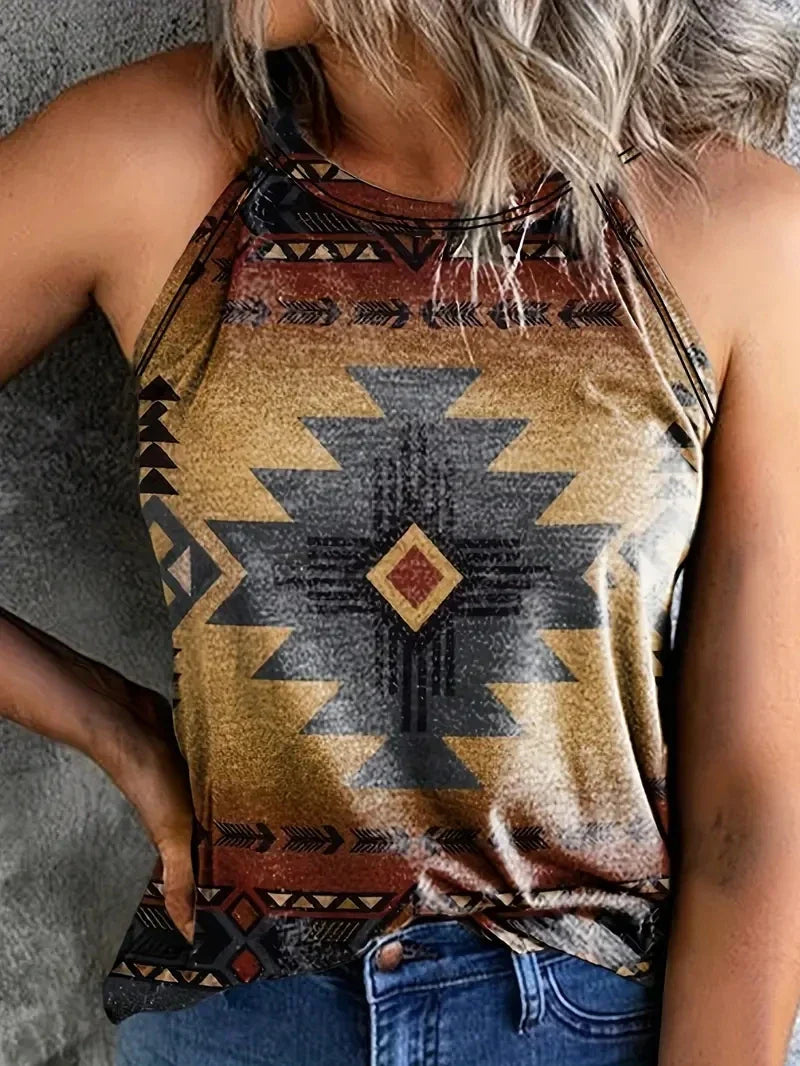 Nelida Tribal Tank Top