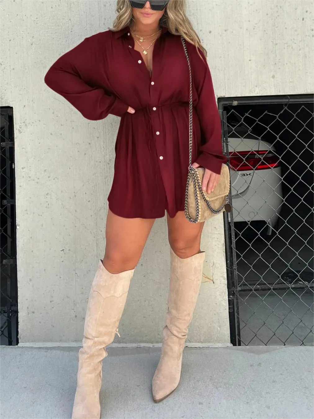 Rosalie Mini Shirt Dress