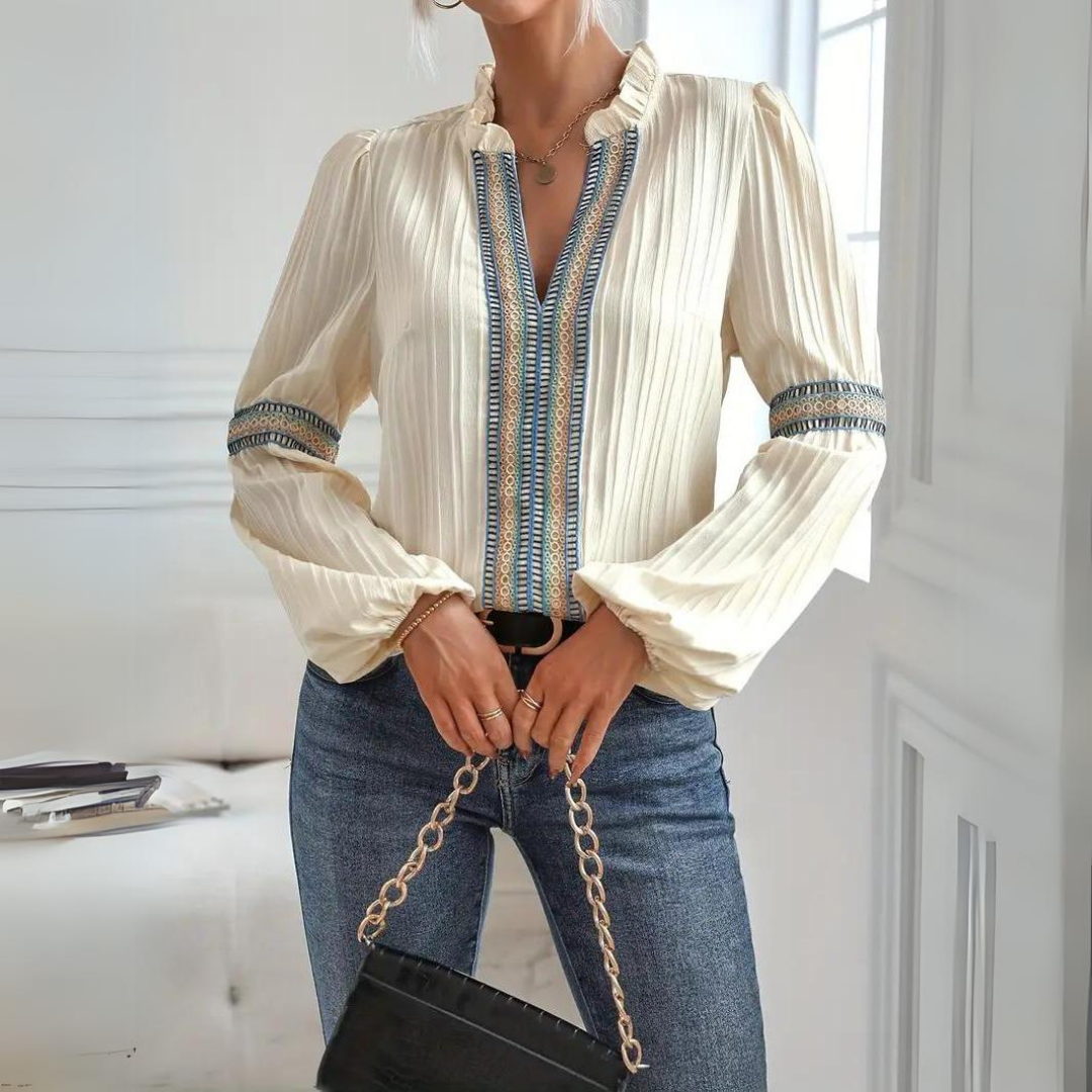 Teagan Chic Bell Sleeve Blouse