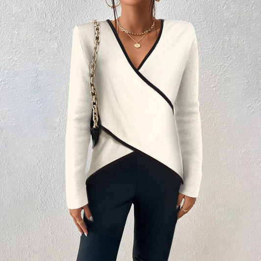 Verity Asymmetrical Wrap Top