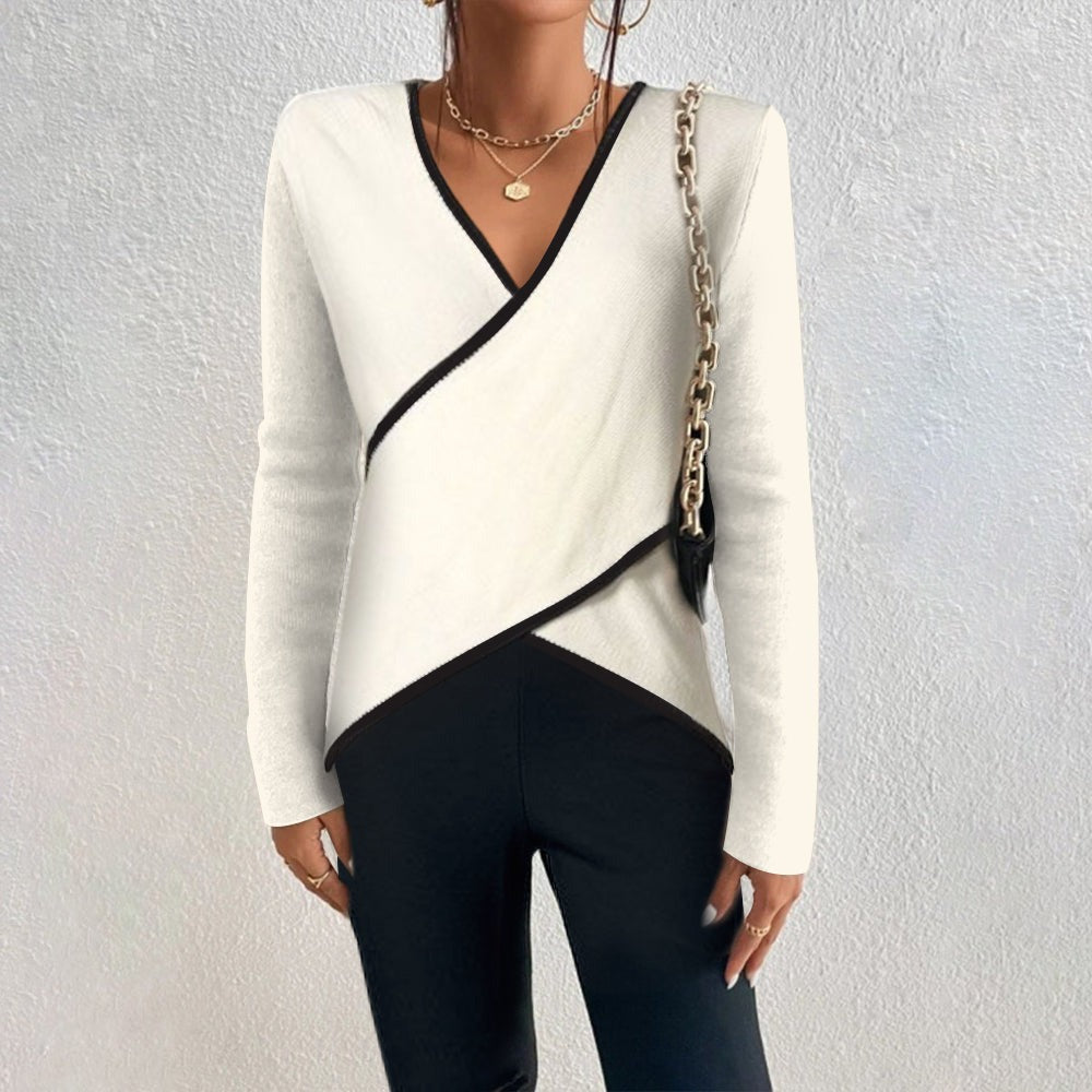 Verity Asymmetrical Wrap Top