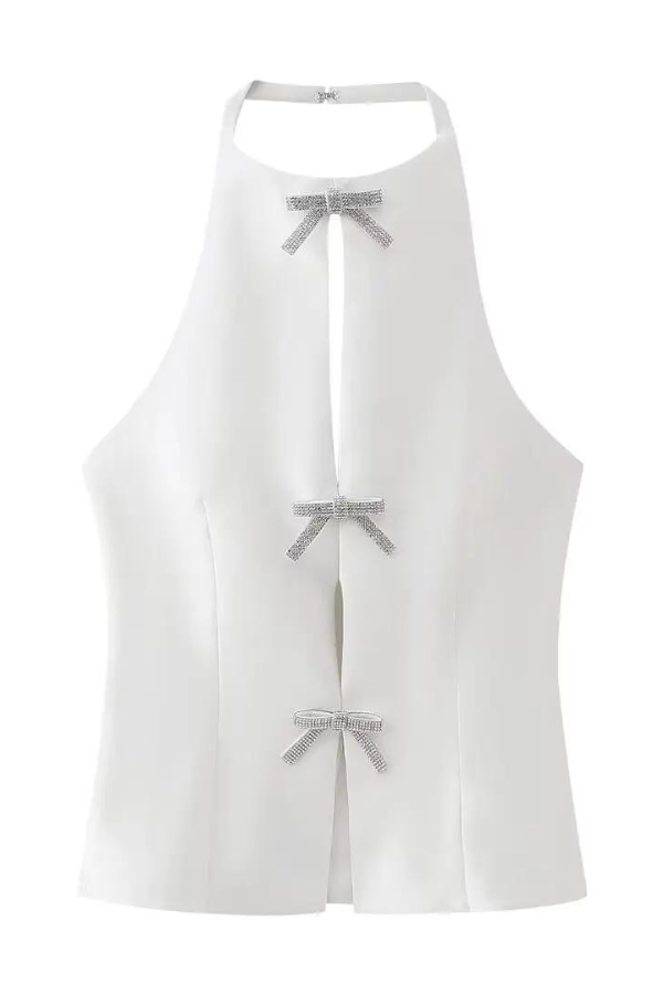 Verity Jewel Bow Top