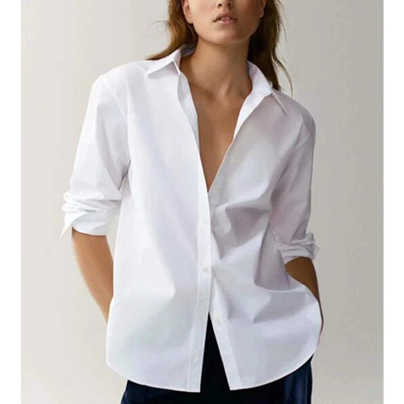 Yacine Classic White Shirt