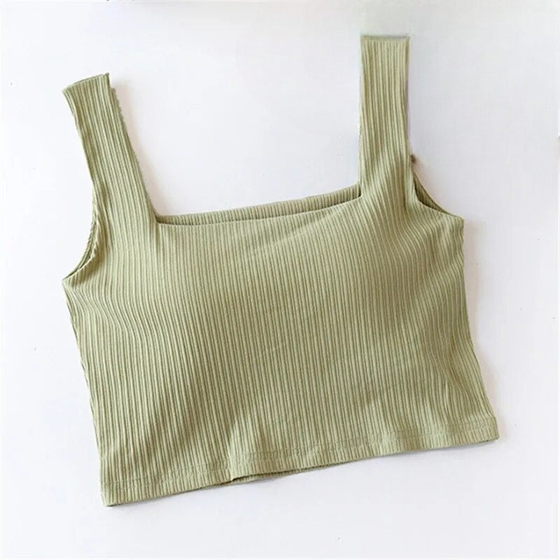 Yale Ribbed Crop Top