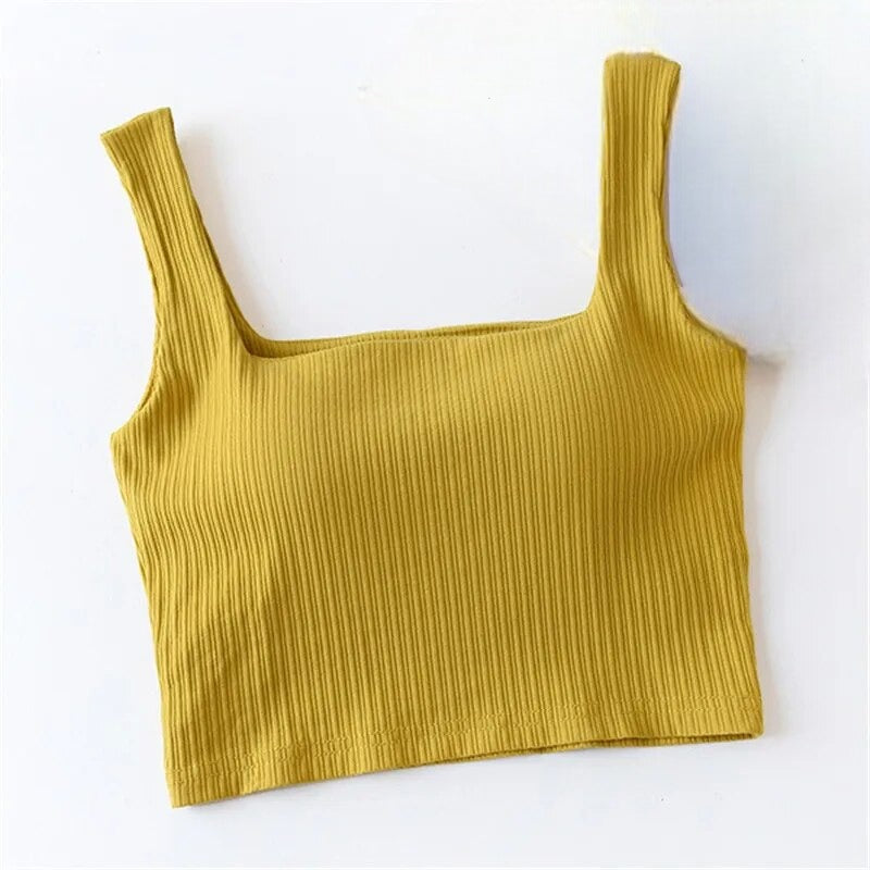 Yale Ribbed Crop Top