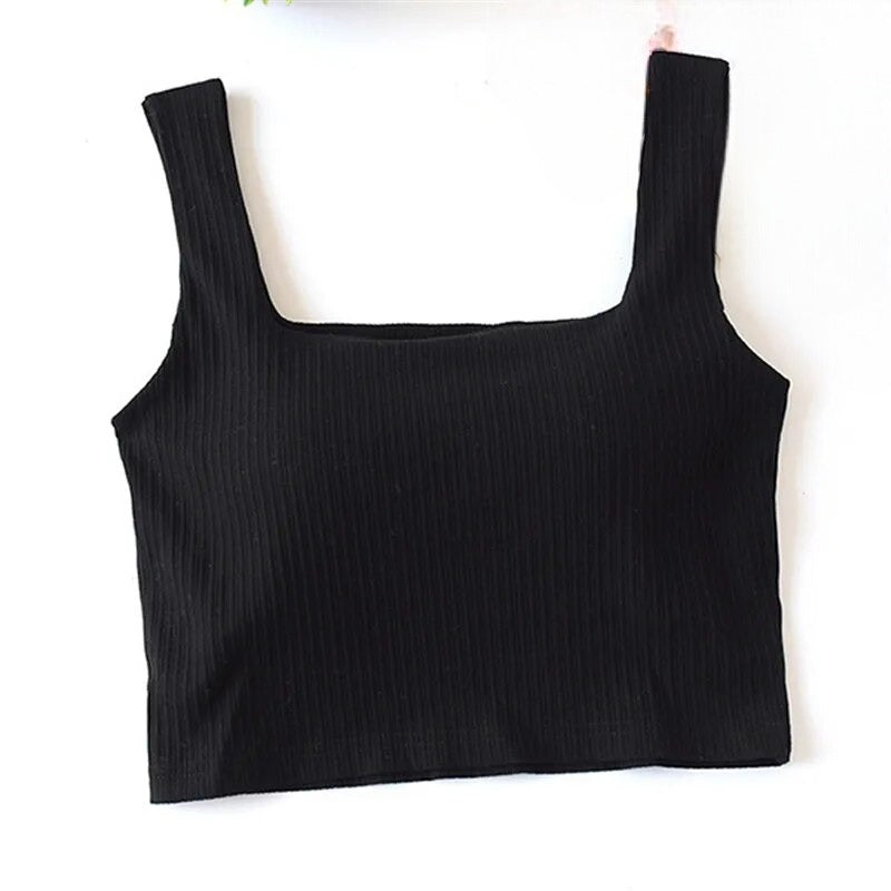 Yale Ribbed Crop Top