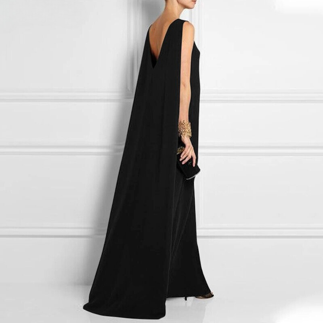 Yami Sleeveless A-Line Evening Gown