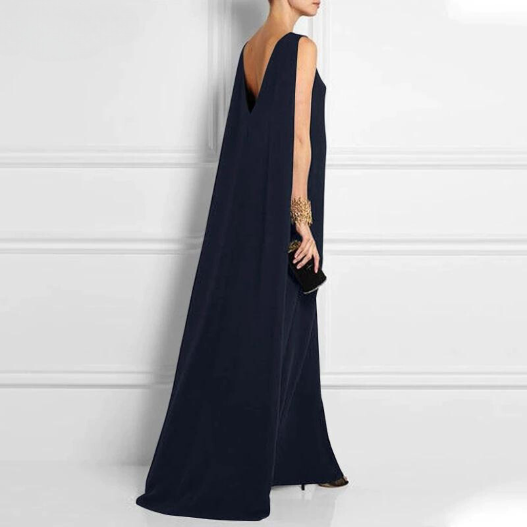 Yami Sleeveless A-Line Evening Gown