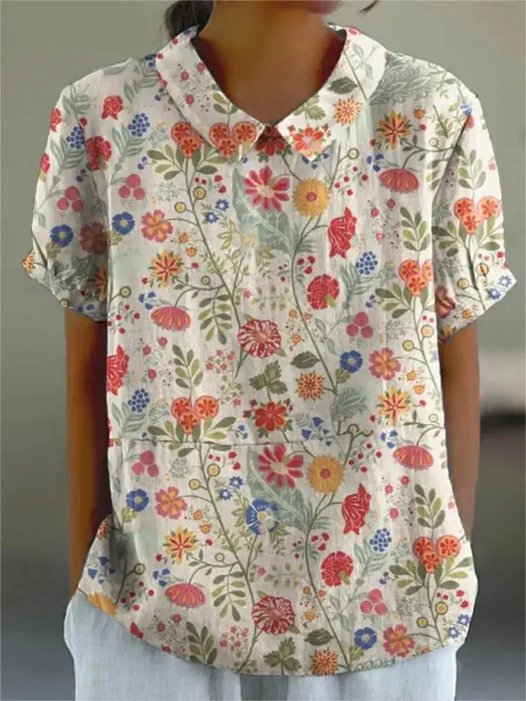 Yamina Floral Print Blouse