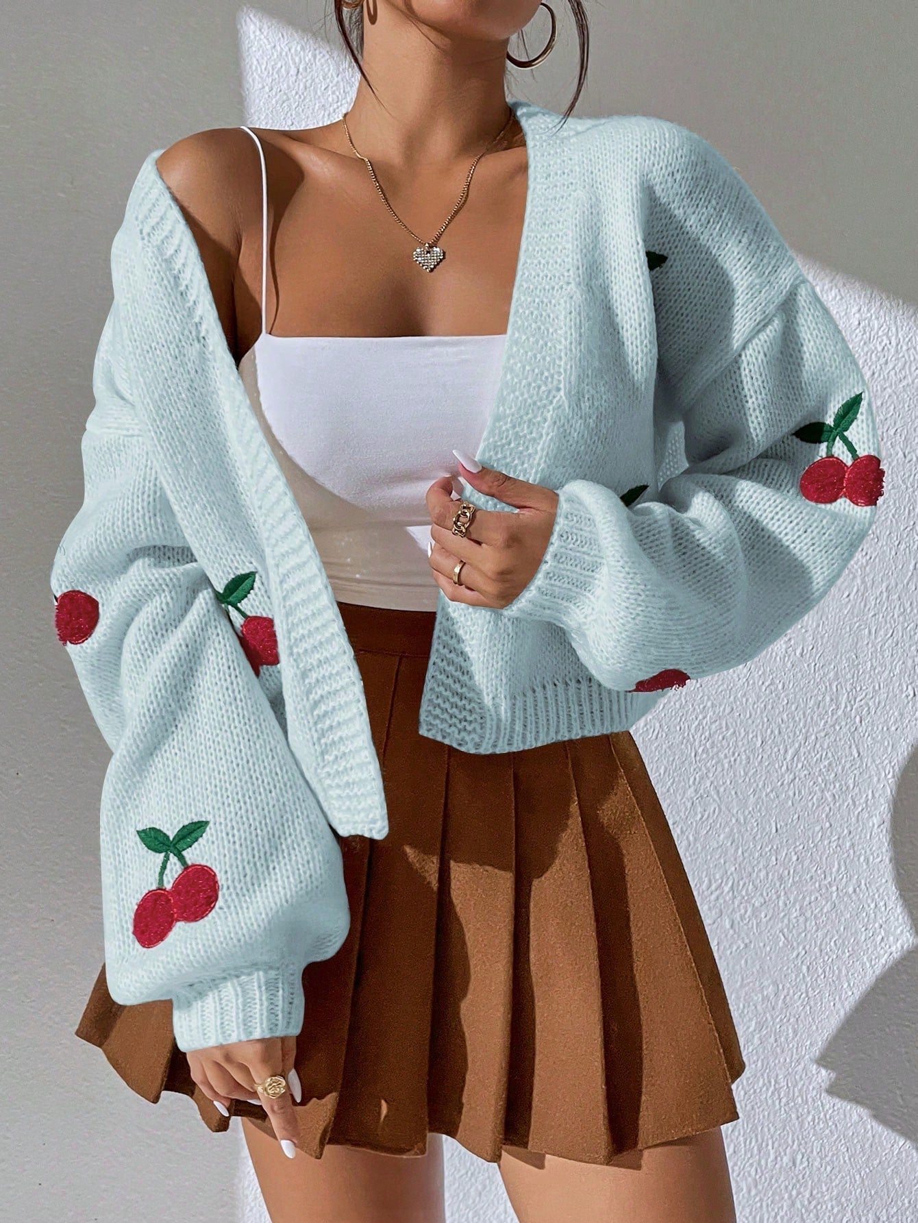 Yana Sweet Cherry Cardigan