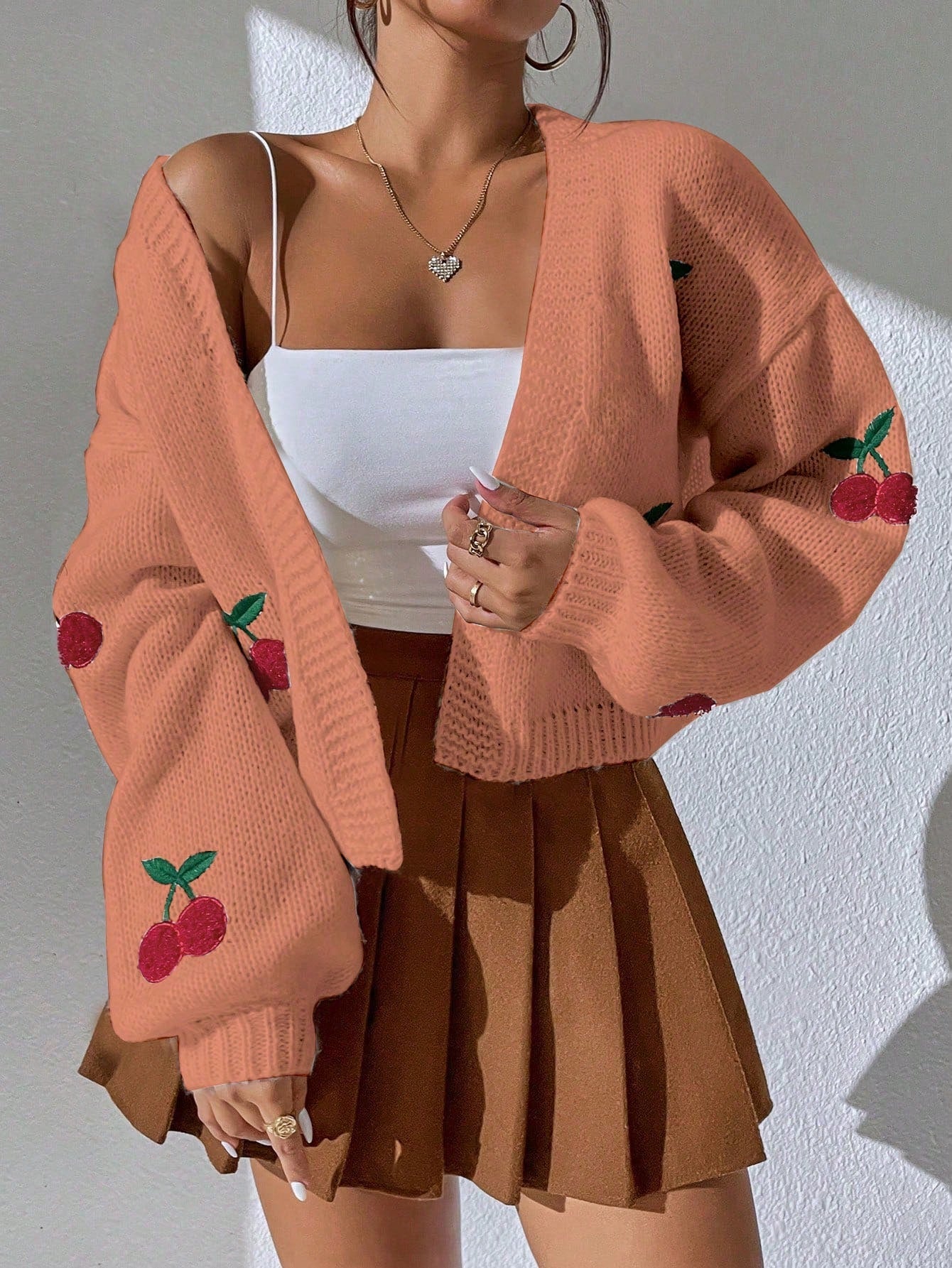 Yana Sweet Cherry Cardigan