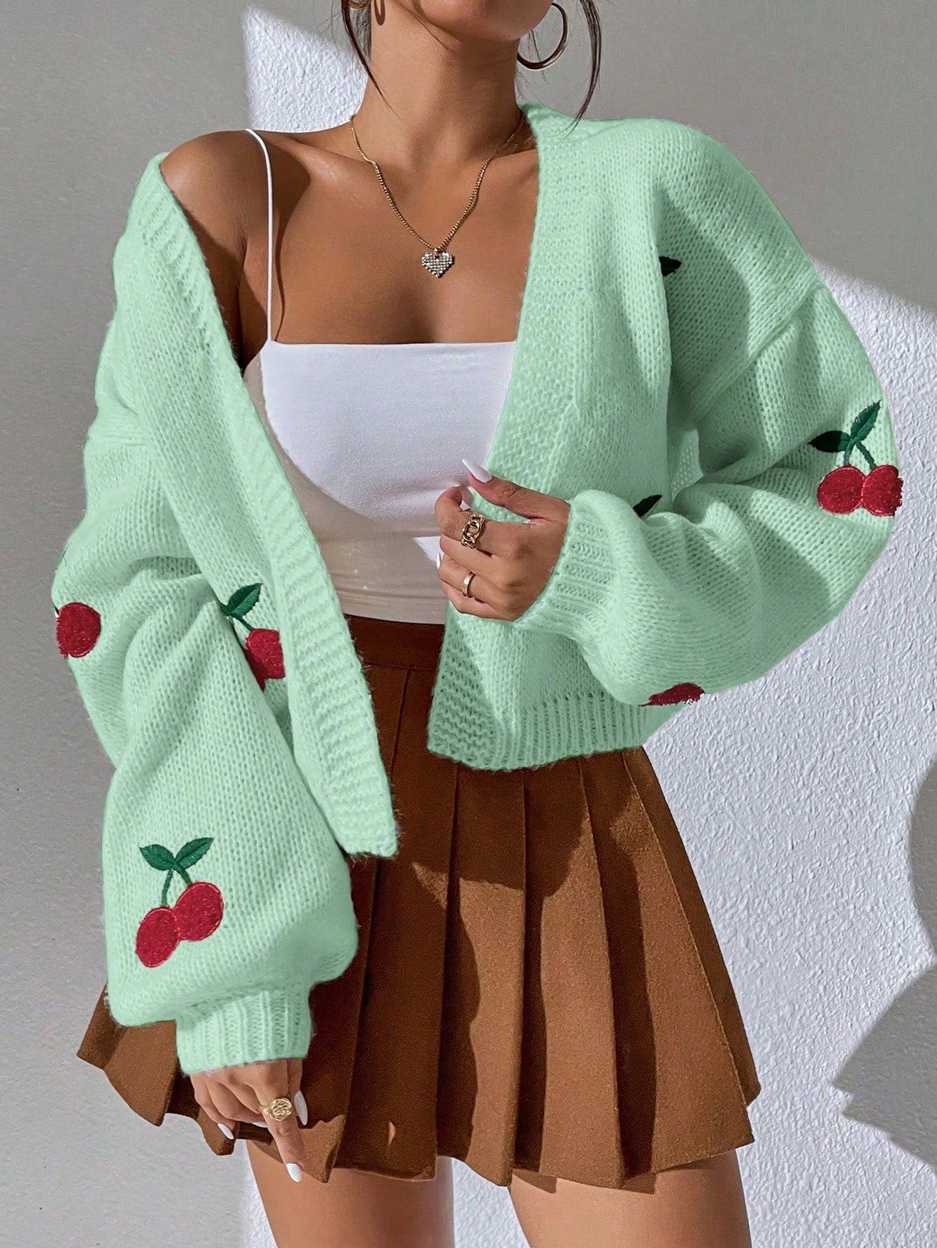 Yana Sweet Cherry Cardigan