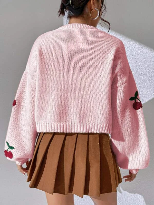 Yana Sweet Cherry Cardigan