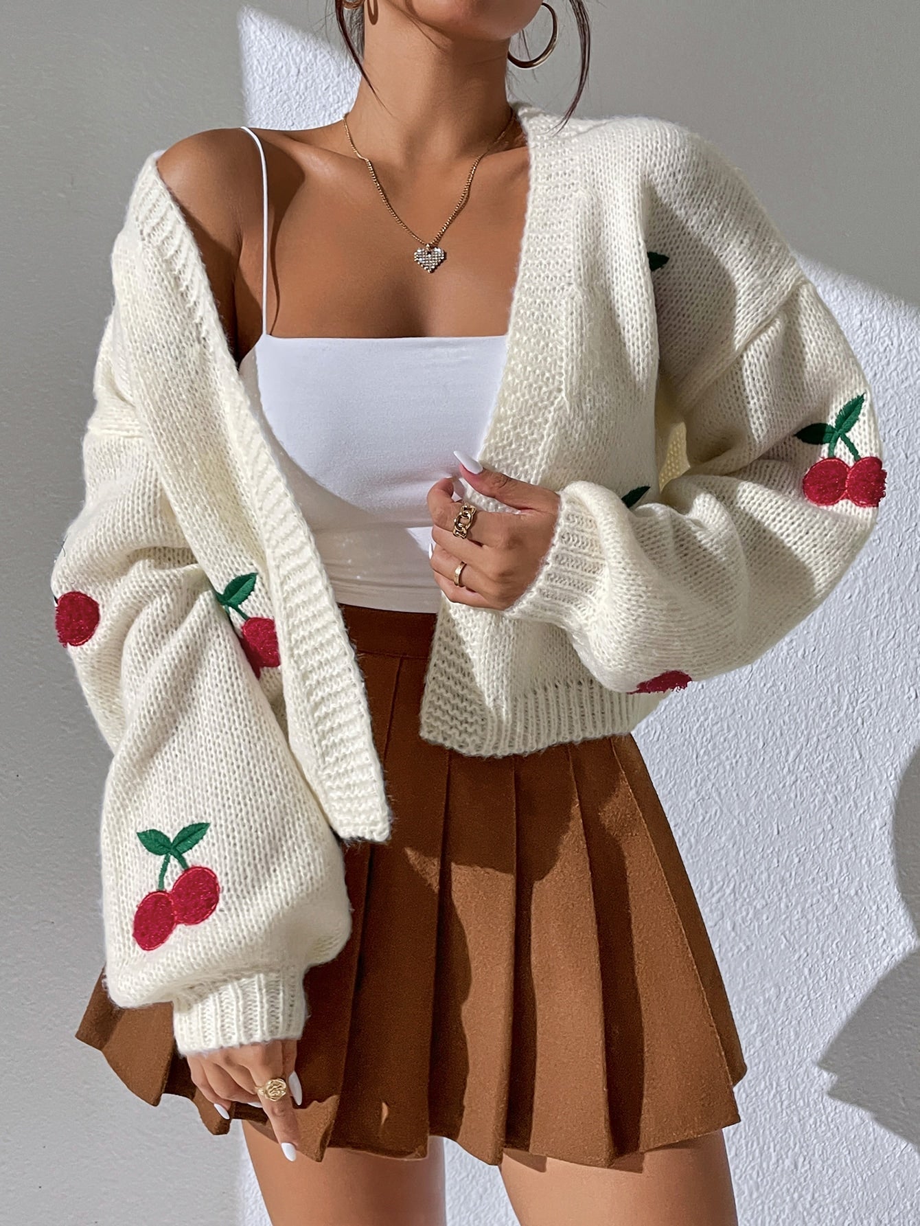 Yana Sweet Cherry Cardigan