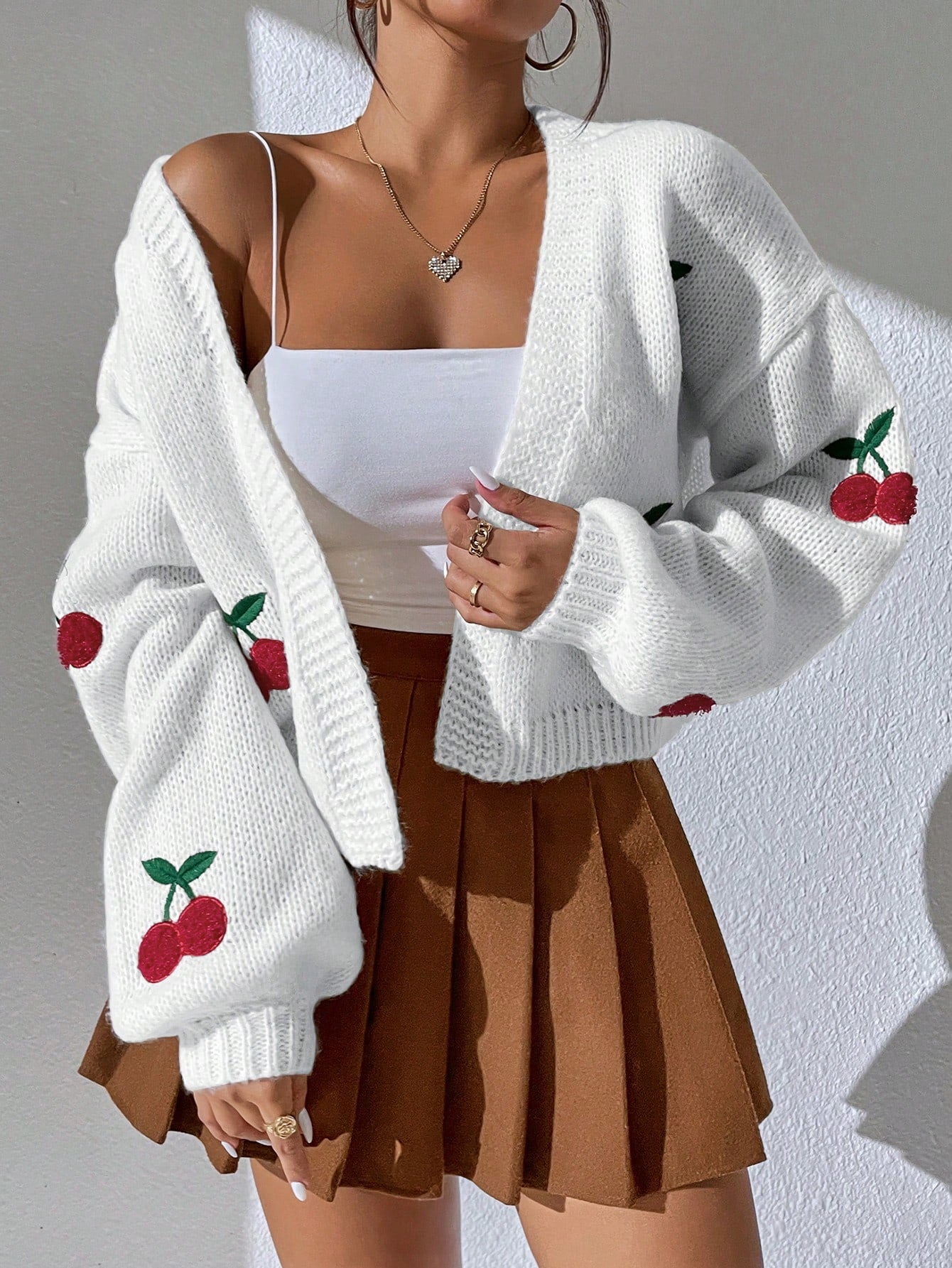 Yana Sweet Cherry Cardigan