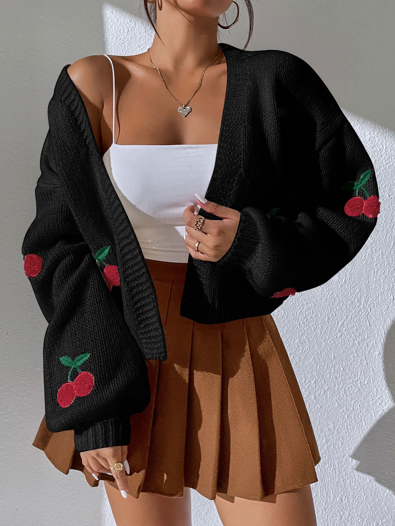 Yana Sweet Cherry Cardigan