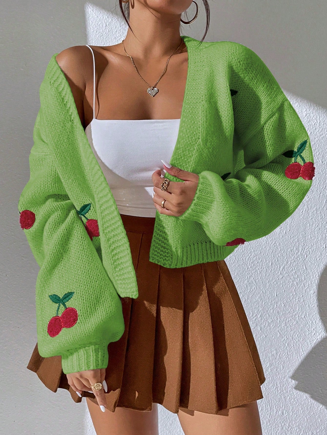 Yana Sweet Cherry Cardigan