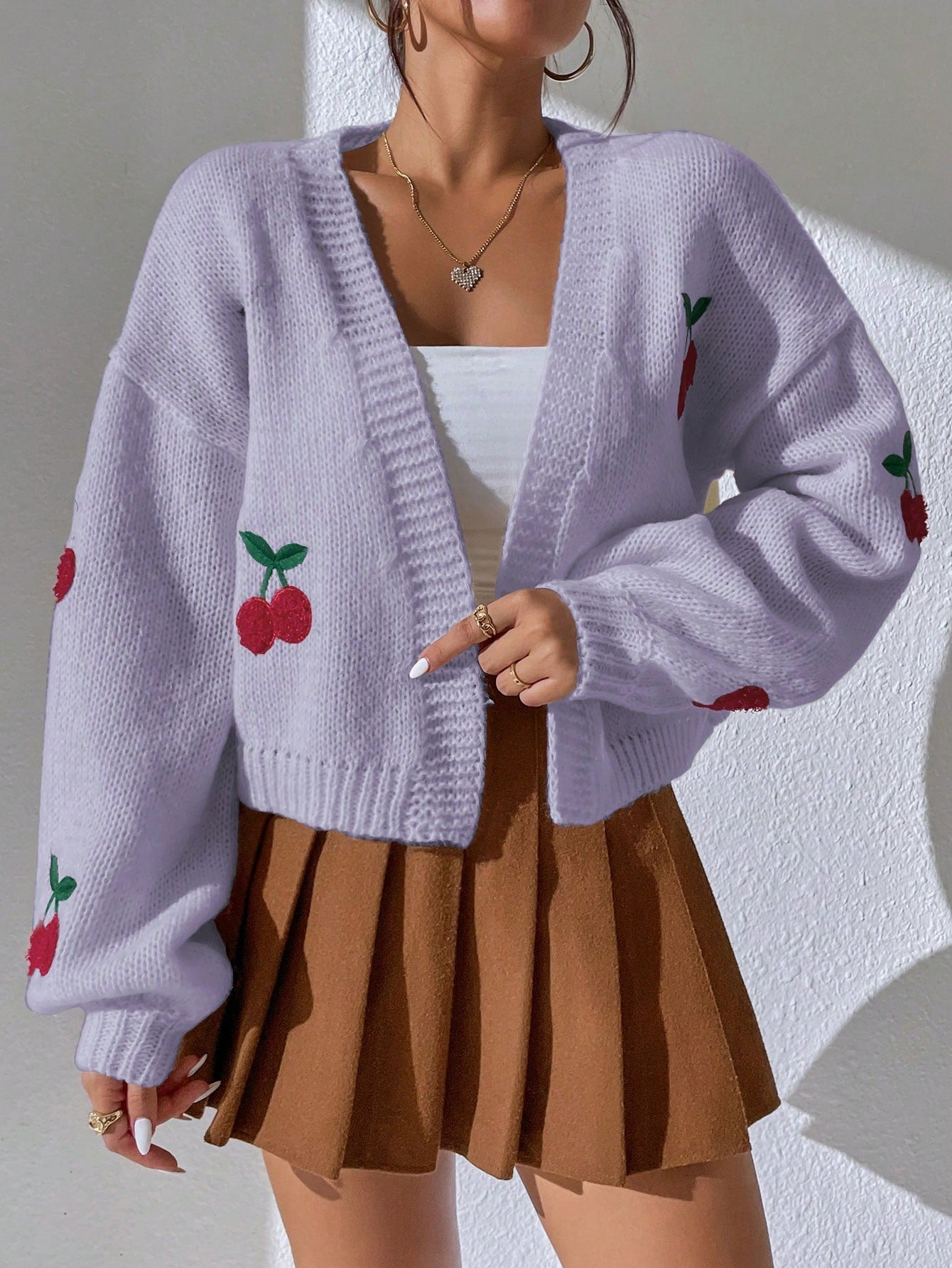 Yana Sweet Cherry Cardigan